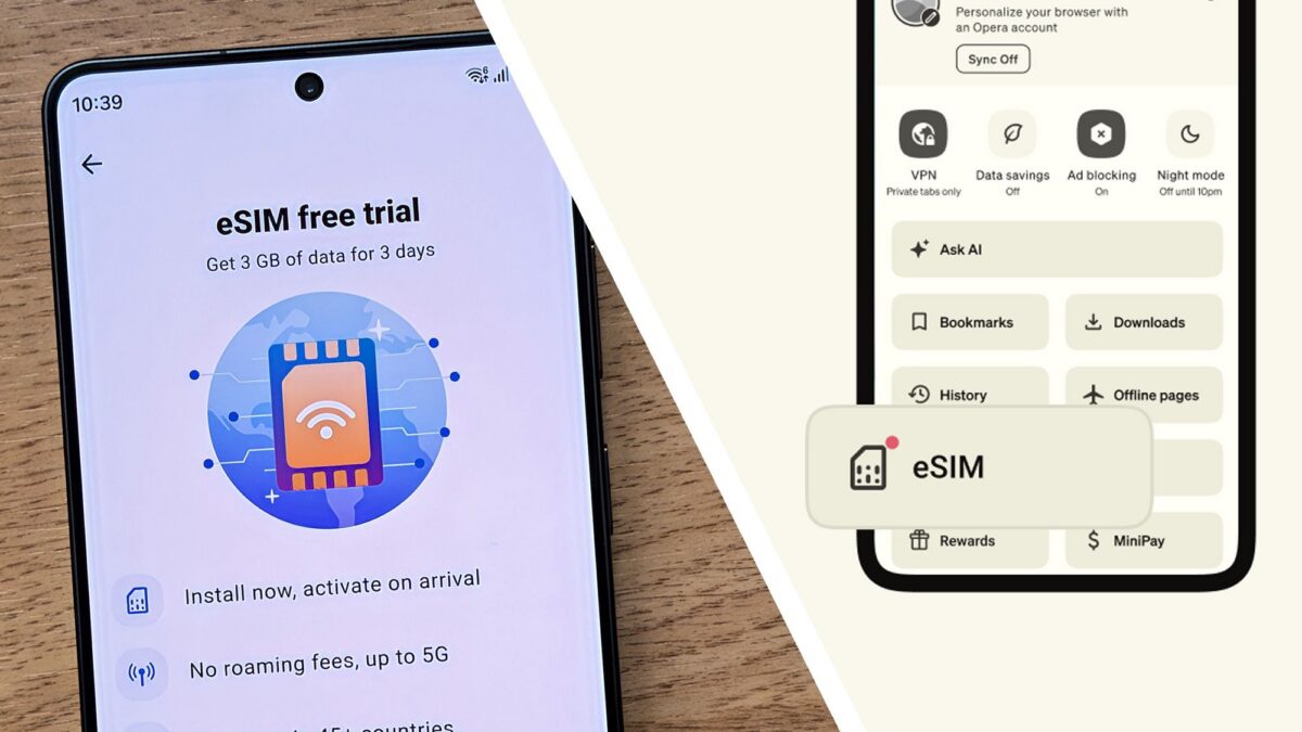 يمنح Opera مستخدمي Android 3 غيغابايت من بيانات eSIM الخاصة بالسفر مجانًا – لقد قمت بتجربتها ولم يكن من السهل إعداد الميزة