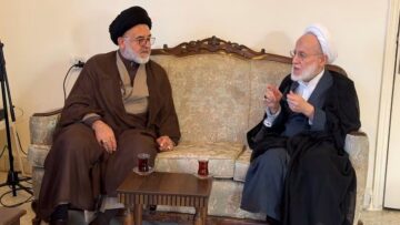 وفد ثقافي من حزب الله يزور إمام مدينة النبطية ويشيد بمواقفه الوطنية