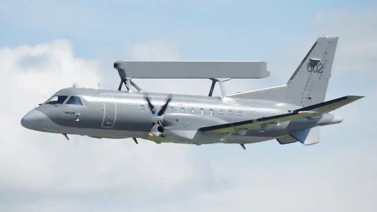 سلاح الجو الملكي السعودي يُكثّف طلعات طائرات الإنذار المبكر Saab-2000 AEW&C لمراقبة التهديدات الجوية القادمة من اليمن