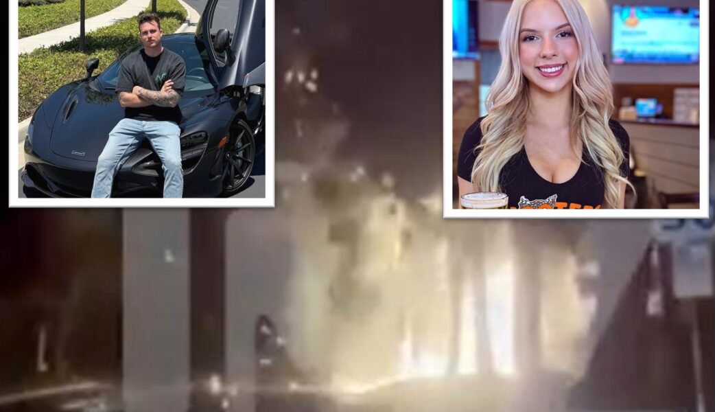 فيديو مروع يوثق احتراق سيارة مؤثر أمريكي ومقتله وفتاة كانت برفقته