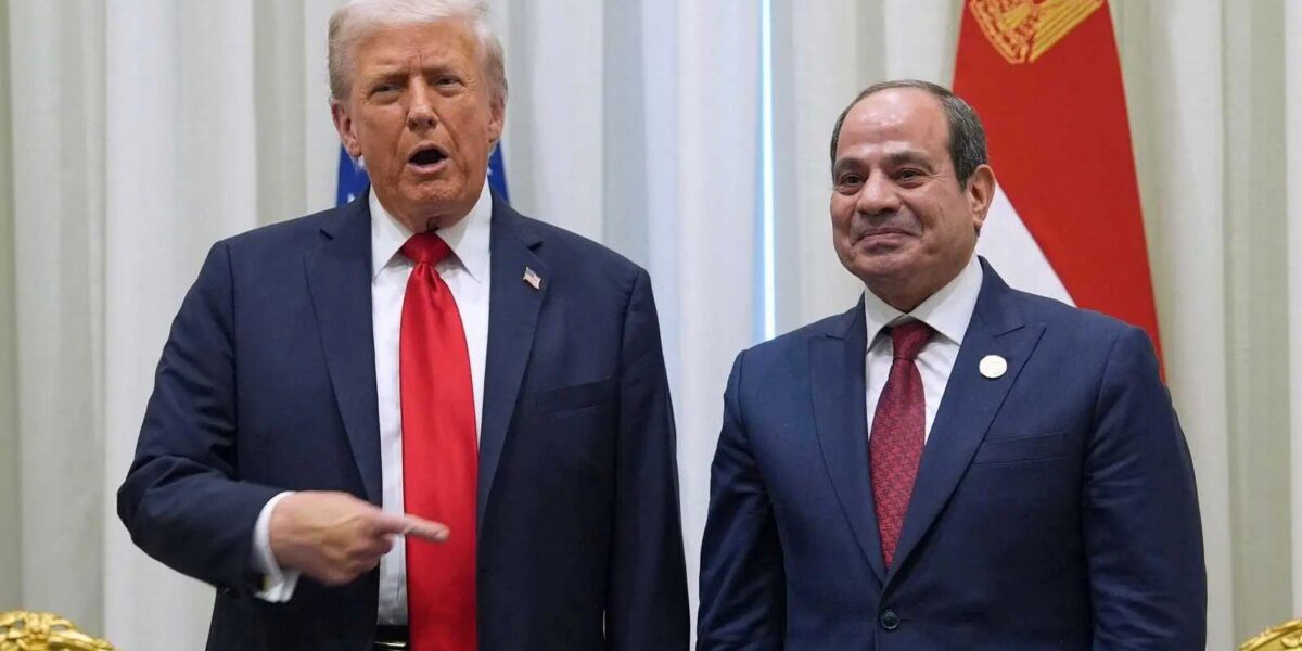 السيسي يوجه رسالة لترامب لوقف الحرب