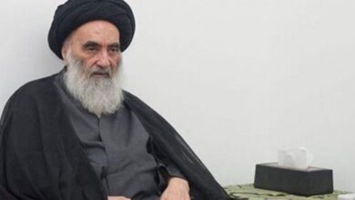 آية الله السيستاني يهنئ بانتخاب آية الله مجتبى الخامنئي قائدا للثورة الاسلامية