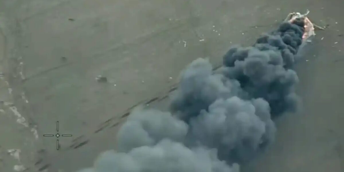 أوكرانيا تُسقط مروحية روسية من طراز كا-52 بطائرة مسيّرة من نوع FPV