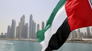 إصابة 5 وافدين بشظايا صاروخ إيراني تم اعتراضه في أبوظبي