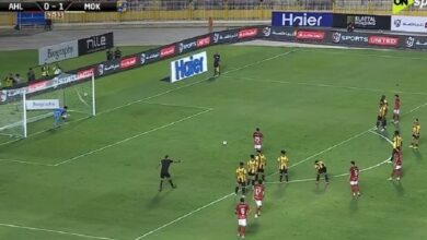 الأهلي يتعثر أمام المقاولون (فيديو)