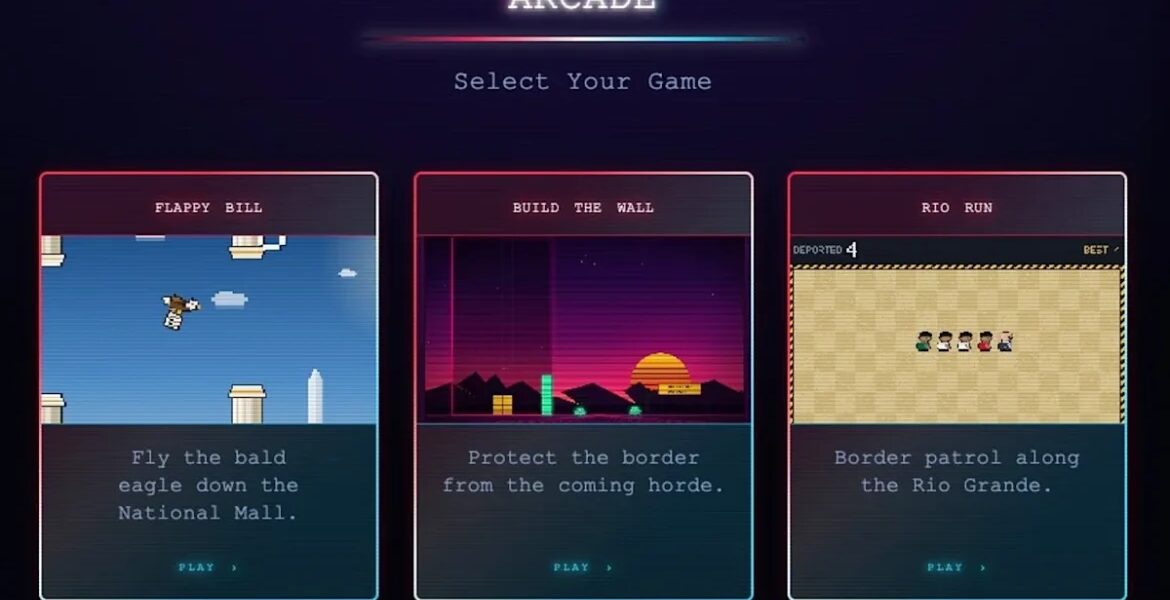 البيت الأبيض يطلق موقع ألعاب فيديو للترويج لأجندة ترامب