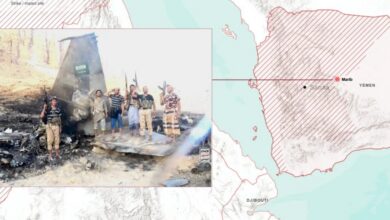 الحوثيون في اليمن يسقطون طائرة سعودية من طراز F-15