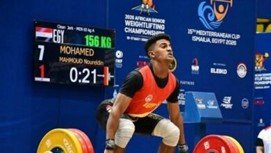 الرباع المصري نور الدين زكي يتوج بميداليتين في دورة ألعاب البحر المتوسط