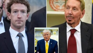 ترامب يعين مارك زوكربيرج ولاري إليسون في مجلس التكنولوجيا