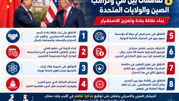 ثمانية تفاهمات.. بكين وواشنطن ترسمان مرحلة جديدة