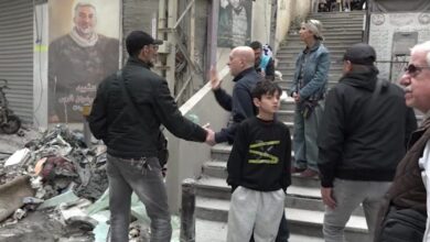 جولة للنائب أمين شري على الأماكن المدنية المستهدفة في بيروت