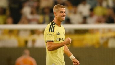 شاهد.. رونالدو ينفرد بلقب الهداف التاريخي للنصر بالدوري السعودي