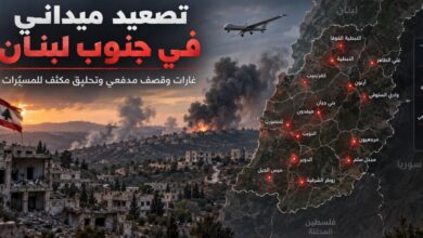 عاجل منصة اجواء:تصعيد ميداني واسع في جنوب لبنان: غارات وقصف مدفعي وتحليق مكثف للمسيّرات #انفوغراف