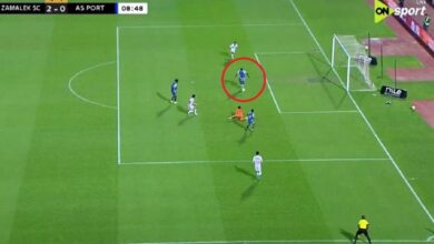 عجائب كرة القدم.. لاعب يهدر هدفا محققا أمام الزمالك (فيديو)