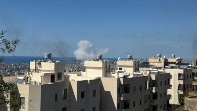 غارة على مبنى القرض الحسن منطقة بير العبد