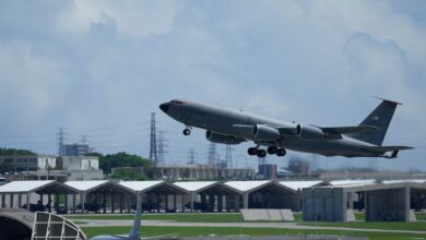 قال مسؤولون إن الهجوم الصاروخي الإيراني أدى إلى تدمير خمس ناقلات نفط من طراز KC-135 في المملكة العربية السعودية