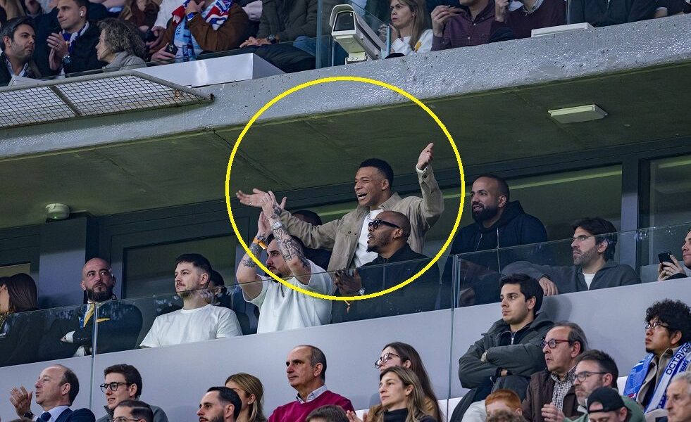كاد يقفز من المدرجات.. رد فعل مبابي على هاتريك قائده فالفيردي (فيديو)