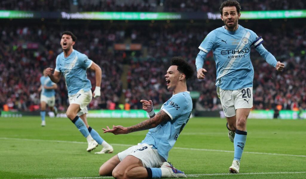 مانشستر سيتي يفوز على أرسنال 2-0 في نهائي كأس الرابطة الإنجليزية
