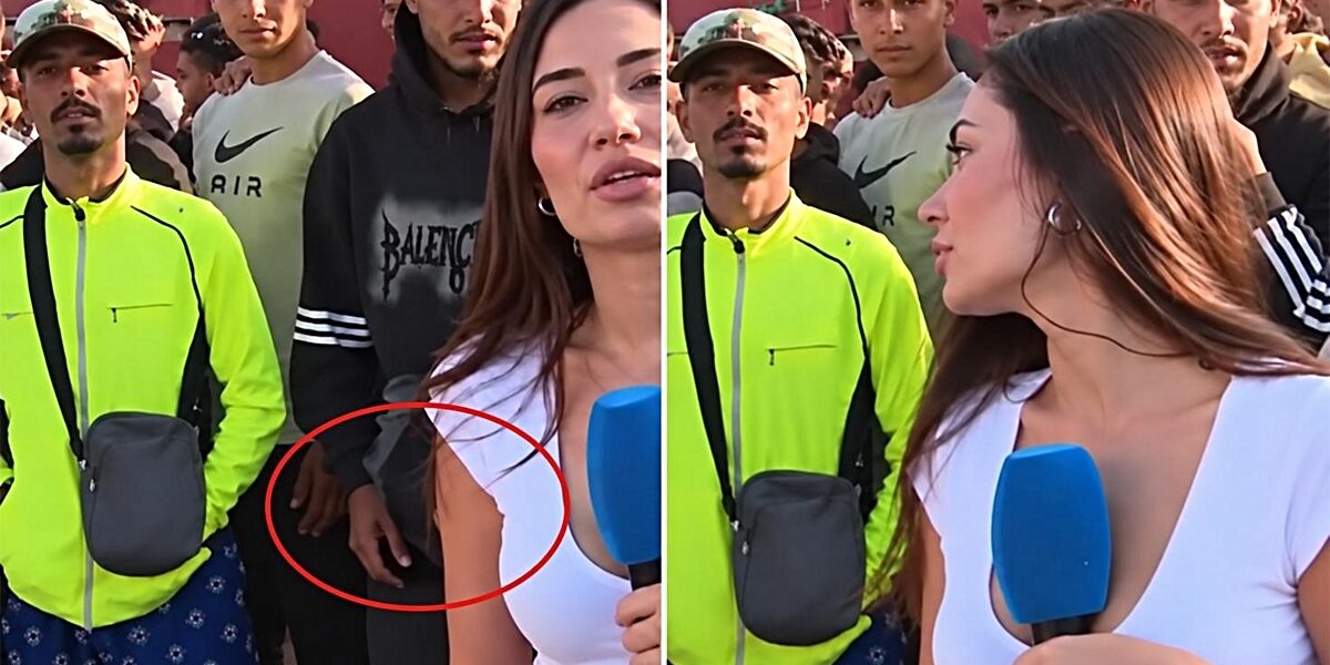 مراسلة إسبانية تتعرض للتحرش على الهواء مباشرة في سبتة