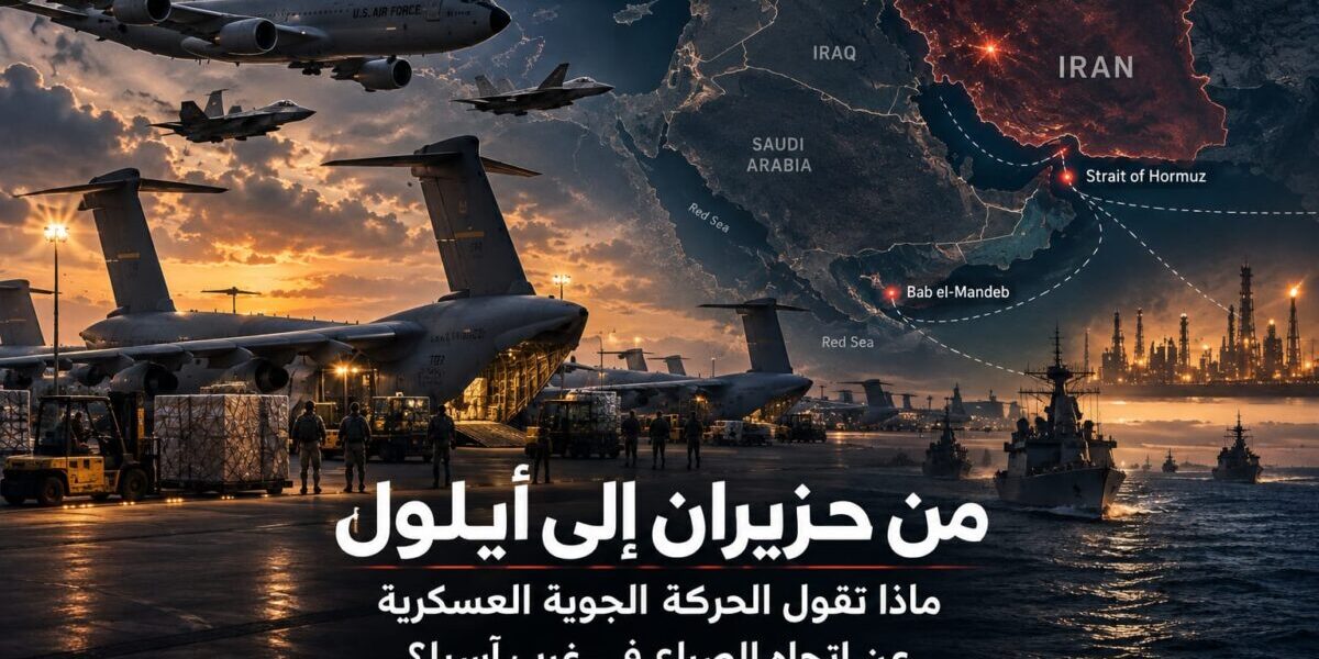 من حزيران إلى أيلول: ماذا تقول الحركة الجوية العسكرية عن اتجاه الصراع في غرب آسيا؟