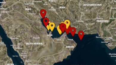 هيئة بحرية: سقوط قذيفة على سفينة قبالة سواحل الشارقة في الإمارات