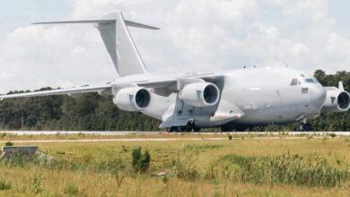يشهد معسكر ديفيس الجنوبي أول طائرة من طراز C-17 منذ أكثر من 20 عامًا